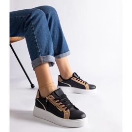 Baskets de sport noires pour femmes le noir 1 Baskets de sport noires pour femmes le noir 1