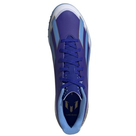 Chaussures Adidas X Crazyfast Club Messi Tf ID0726 bleu 2 Chaussures Adidas X Crazyfast Club Messi Tf ID0726 bleu 2