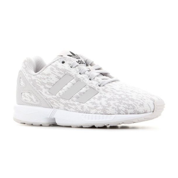 Chaussures Adidas Zx Flux C BY9857 blanche 1