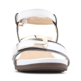 Geox D Marykarmen D chaussures compensées D828QD 05402 C0899 blanche 4