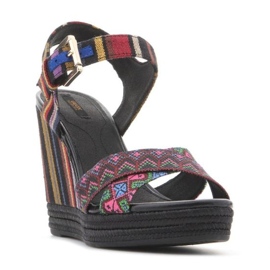 Geox D82P6G 000AW C0042 chaussures compensées multicolore 3