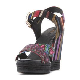 Geox D82P6G 000AW C0042 chaussures compensées multicolore 4
