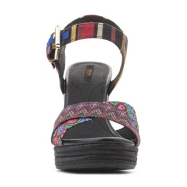 Geox D82P6G 000AW C0042 chaussures compensées multicolore 7