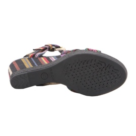 Geox D82P6G 000AW C0042 chaussures compensées multicolore 9