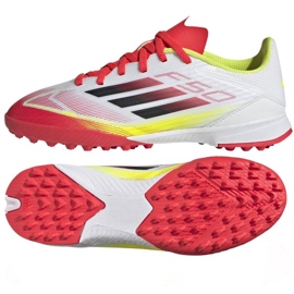 Chaussures de football Adidas F50 League Tf IE3753 blanche 1