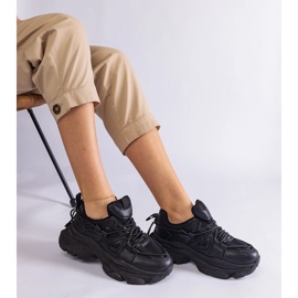 Baskets de sport noires pour femmes le noir 2