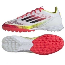 Adidas F50 Pro Tf IE1220 Chaussures de football blanc 1