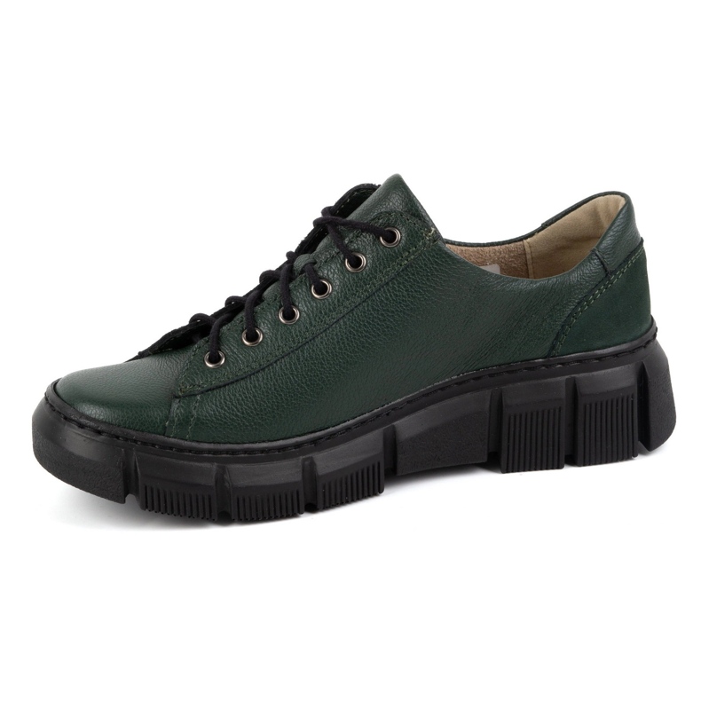 Olivier Chaussures en cuir pour femmes 1223 vert 1