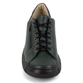 Olivier Chaussures en cuir pour femmes 1223 vert 8