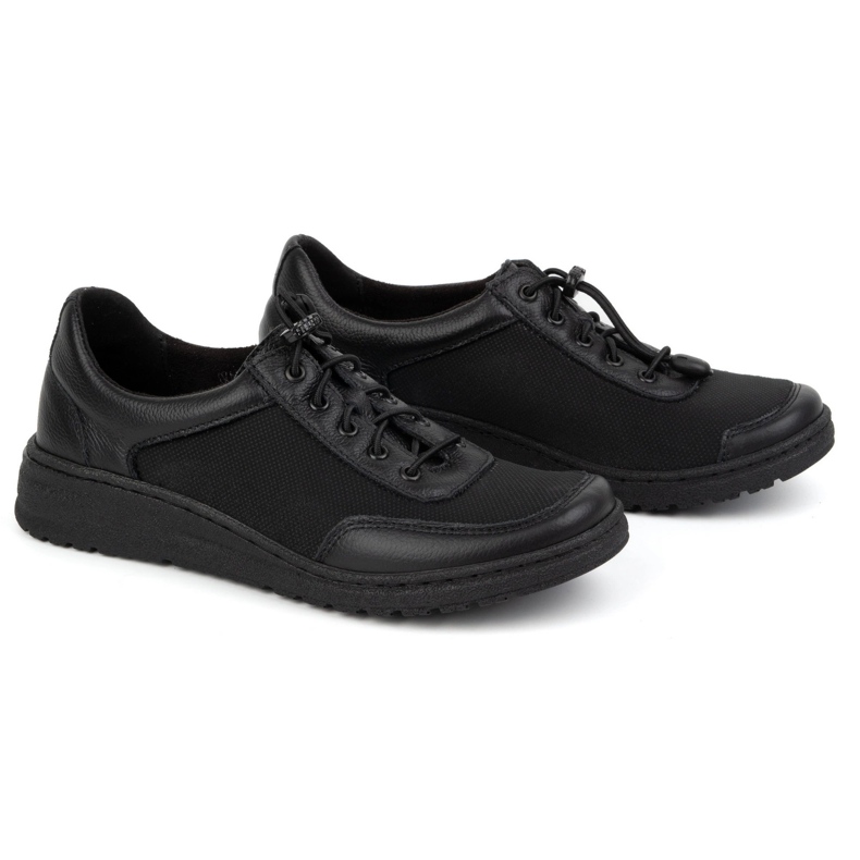 WASAK Chaussures en cuir pour femmes 0763W noir 1