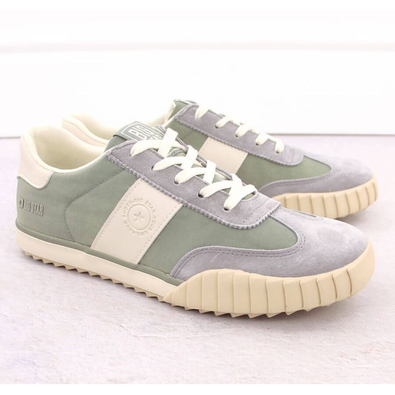 Chaussures de sport masculines Big Star NN174517 gris-vert 1