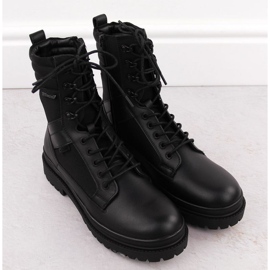 Big Star OO174164 Chaussures en cuir tactique noire le noir le noir 2