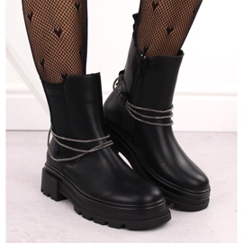 Bottes en cuir Big Star dans INT2053 INT2053 le noir 4
