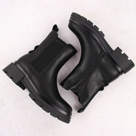 Bottes en cuir Big Star dans INT2053 INT2053 le noir 6