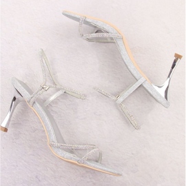 Sandales avec zircons Potocki W LE20326 WOL282B 3