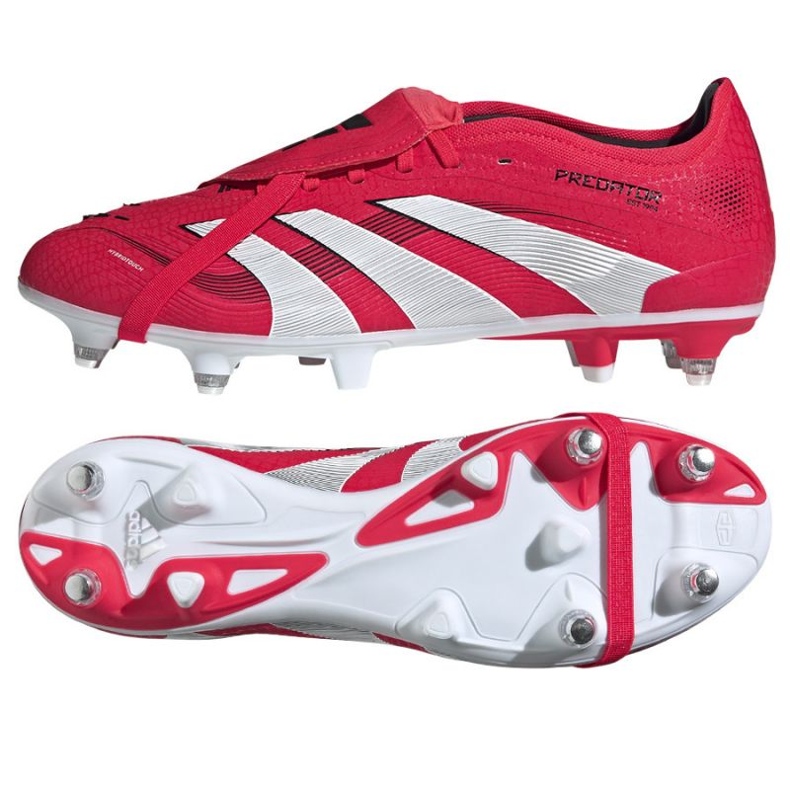 Chaussures de football Adidas Predator Pro Ft SG JR0453 rouge 1