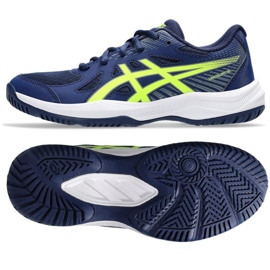 Asics Upcurt 6 GS 1074A045 400 Chaussures de volleyball bleu 3