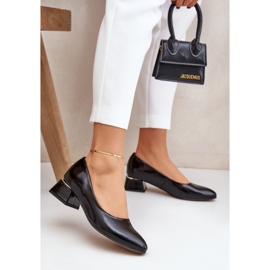 Lewski Shoes Pompes en cuir Lewski 3118 avec noir brillant 2