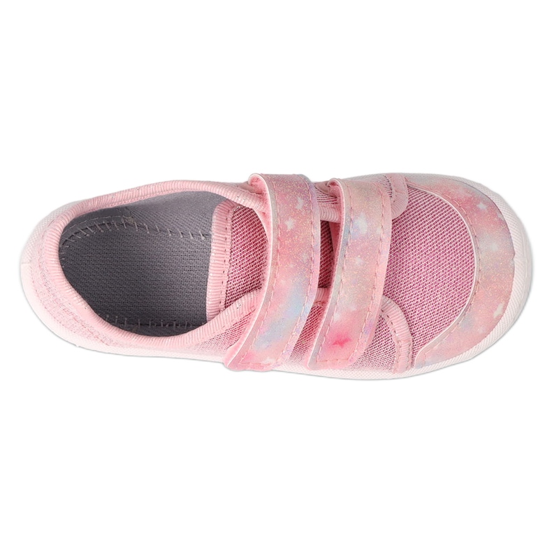 Befado chaussons enfants avec Velcro 908P001 rose 3