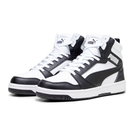 Puma Rebound V6 392326-01 blanc et blanc le noir 1