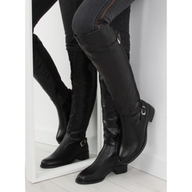 Boots noires à tige souple le noir 1