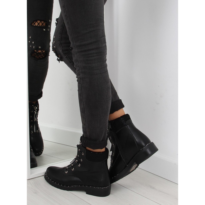 Bottes noires militaires BH82-KB noir le noir 2