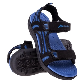 Sandales Martes Martibo Teen 92800401826 Black and Bleu le noir 1