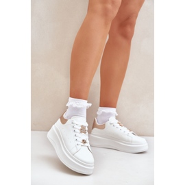 Baskets pour femmes avec épingles blanches 5