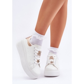 Baskets pour femmes avec épingles blanches 2