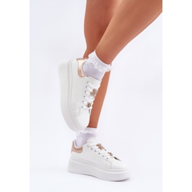Baskets pour femmes avec épingles blanches 3