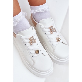 Baskets pour femmes avec épingles blanches 9