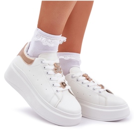 Baskets pour femmes avec épingles blanches 10