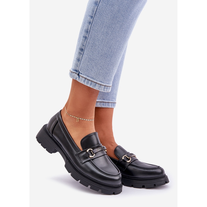 Locs féminins classiques avec noir en cuir écologique le noir 1 Locs féminins classiques avec noir en cuir écologique le noir 1