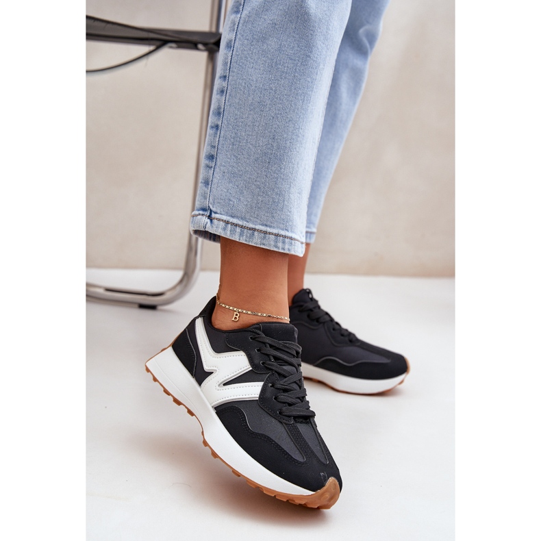 Chaussures de sport pour femmes, baskets noires 2