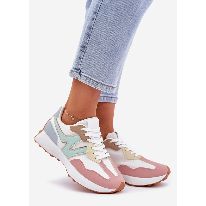 Baskets baskets Sports Shoes Multikolor rose 1