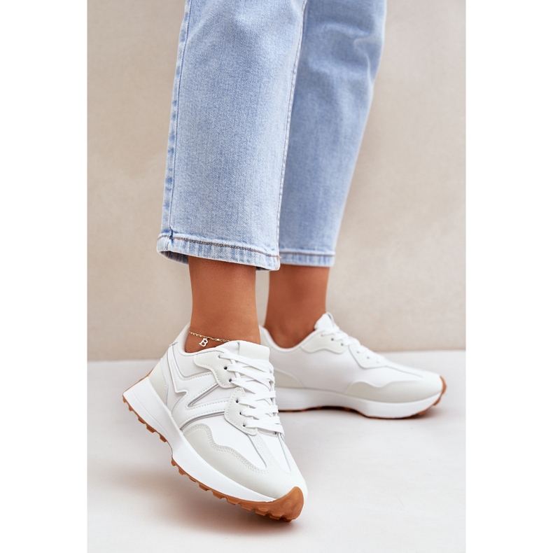 Baskets pour femmes, chaussures de sport, blanches 2