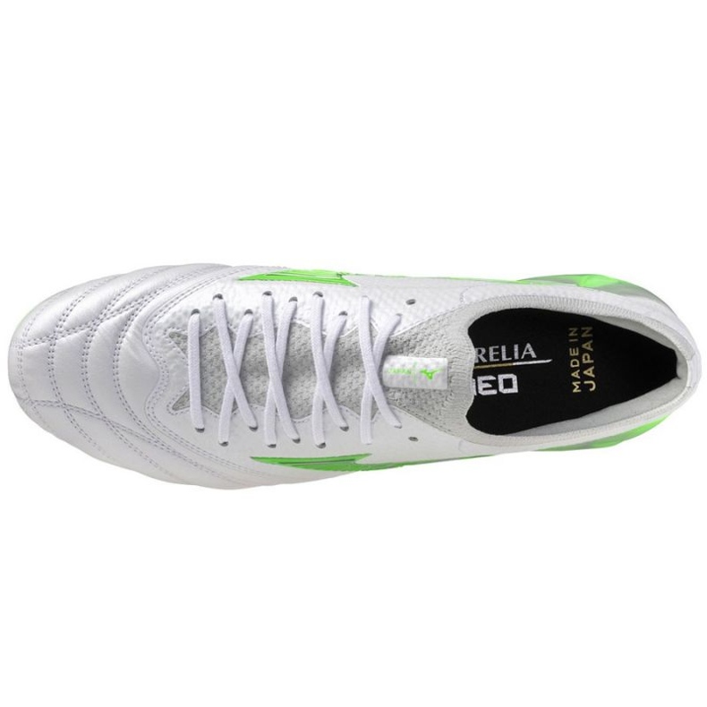 Mizuno Morelia Neo IV Japan FG P1GA254037 Blanc et vert 1