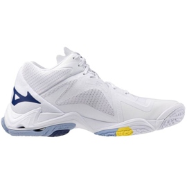 Mizuno wave Lightning Z8 mid v1ga240597 chaussures blanches 1