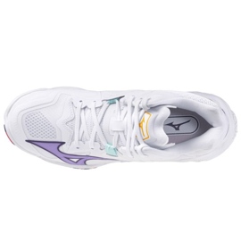 Mizuno wave Lightning Z8 mid v1gc240520 chaussures blanches 2