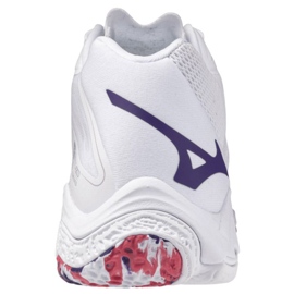 Mizuno wave Lightning Z8 mid v1gc240520 chaussures blanches 3