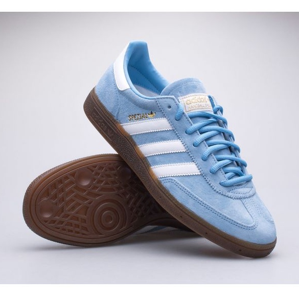 Chaussures masculines adidas handball spezial bd7632 bleu 1