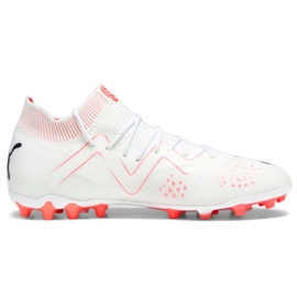 Puma Future Ultimate MG 107358-01 Chaussures blanches 1 Puma Future Ultimate MG 107358-01 Chaussures blanches 1
