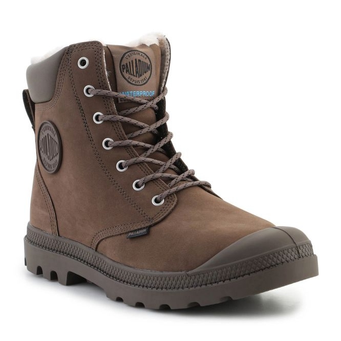 Chaussures Palladium Pampa Sport Cuff Wps 72992-222-M brun 2