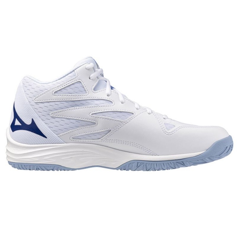 Mizuno Thunder Blade Chaussures avec Mid V1GA237597 White blanche 1
