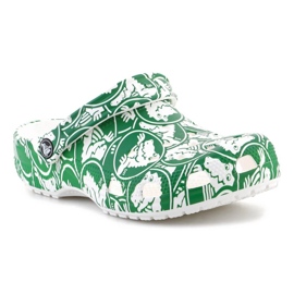 Crocs Classic Duke Print Sabot 210003-3WH vert 2