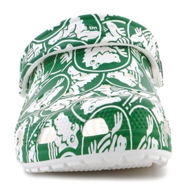 Crocs Classic Duke Print Sabot 210003-3WH vert 3