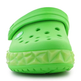 Crocs Croc Band Géométrique Glow Band Clog K Jr 210132-3WA tongs vert 9