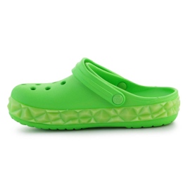 Crocs Croc Band Géométrique Glow Band Clog K Jr 210132-3WA tongs vert 11