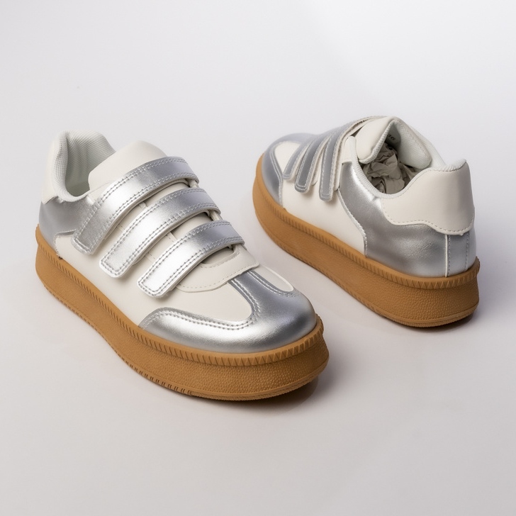 Baskets sportives pour femmes Silver-White argent 1 Baskets sportives pour femmes Silver-White argent 1