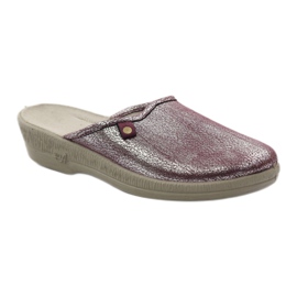 Befado chaussures pour femmes pantoufles 219d468 multicolore argent 1